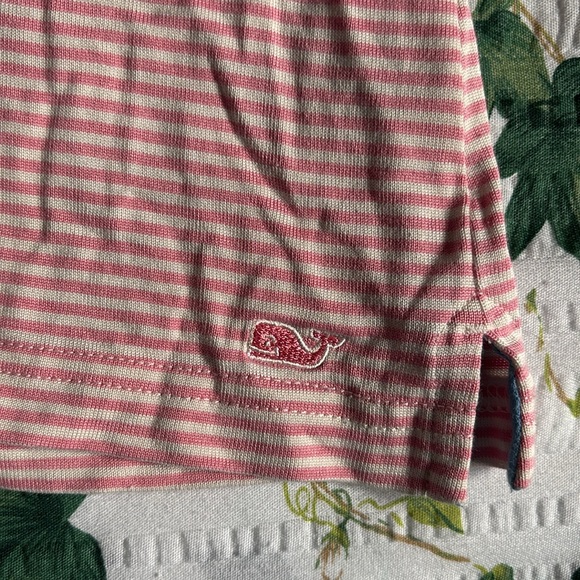 VINEYARD VINES Striped Silk-Blend Shirt w Quarter Sleeves - Picture 4 of 5